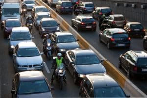lane split auto accident injury attorney utah