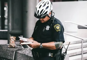 police-officer-writing-traffic-citation Does a Traffic Ticket Automatically Prove Fault in a Car Accident Case?