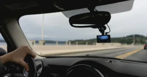 dash-cam-mounted-on-windshield Driver Logs, Dash Cams, and the Black Box: The Evidence That Decides Utah Truck Cases